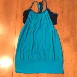 Lululemon top with sport bra